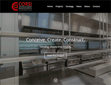 Tablet Screenshot of corsiassociates.com